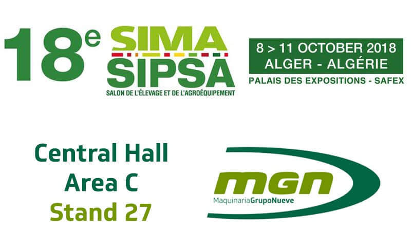 Esteremos exponiendo nuestras fábricas de pienso en la próxima edición de SIMA-SIPSA Argelia 