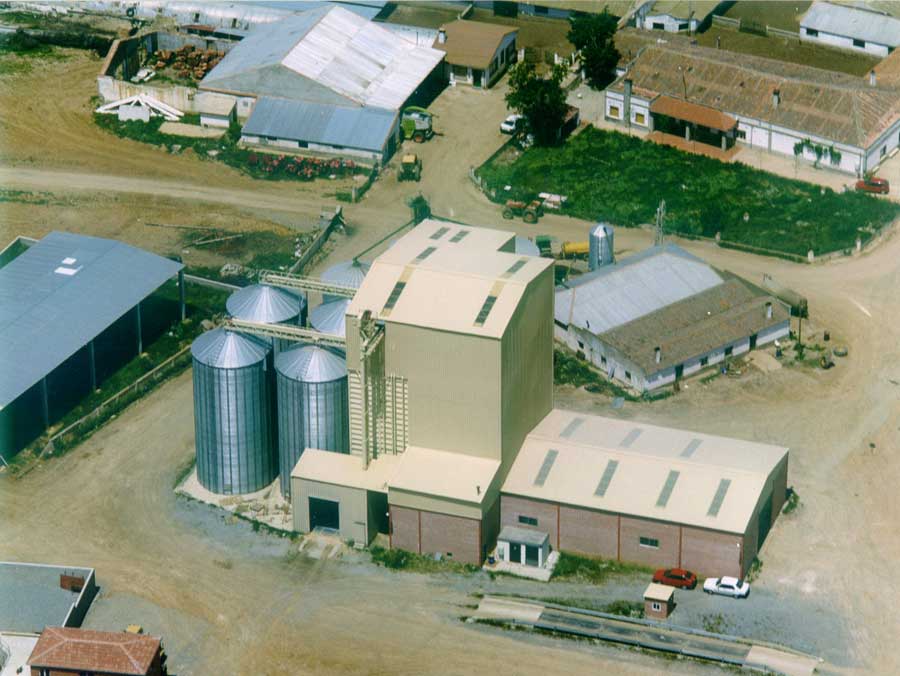 Pig feed mill in Salamanca, Spain